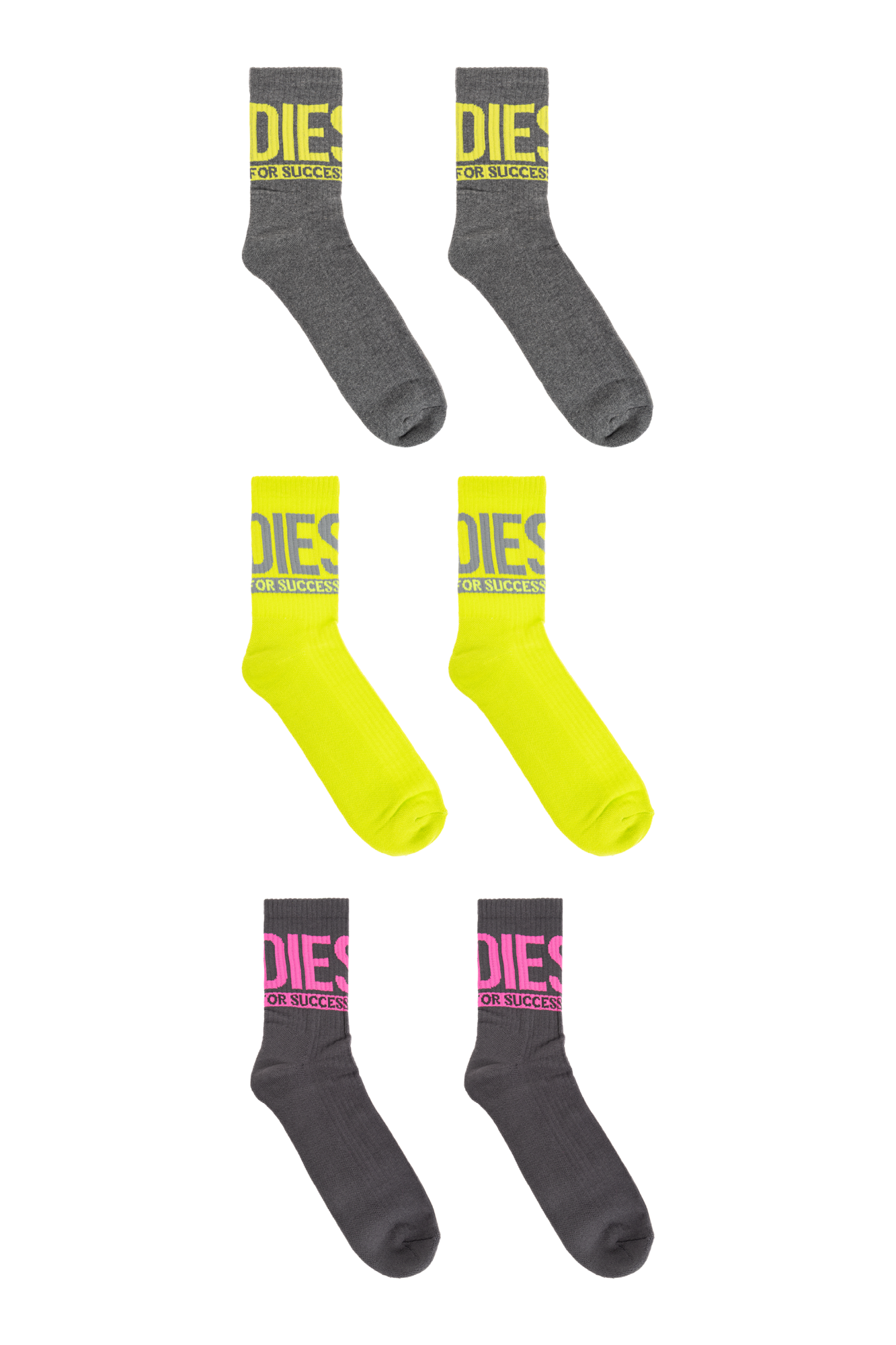国内直営【DIESEL】skm-ray-3pack-cushioned ソックス3足パック メンズ ソックス 3足パック SKM-RAY-3PACK-CUSHIONED（ソックス